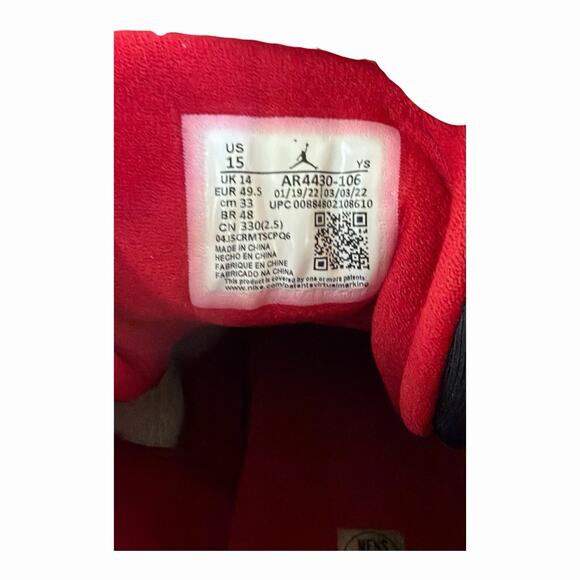 NEW Nike Air Jordan Lift Off White Red Black AR4430-106 Men’s Size 15 main image 4